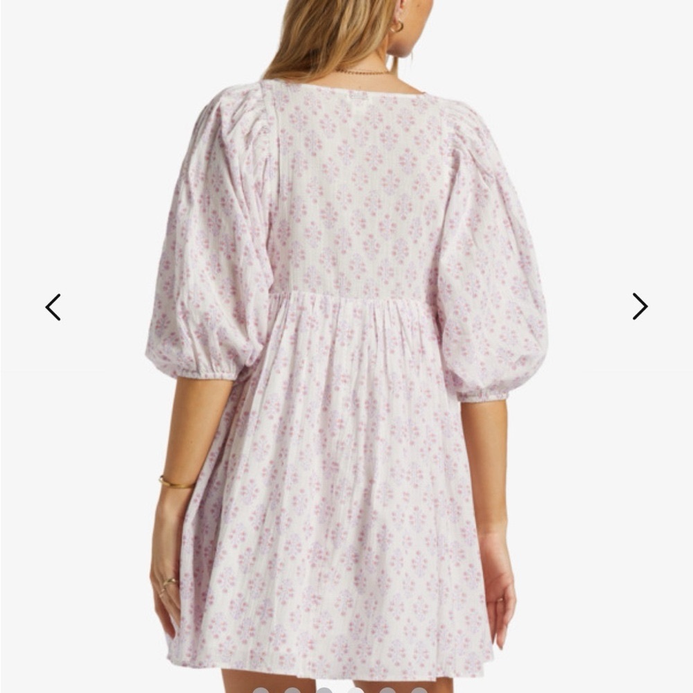 Billabong Ambers Babydoll Dress Tulip - Picture 6 of 7